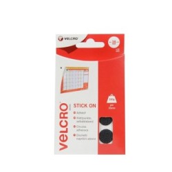 VELCRO Brand Stick On Coins 16mmPack of 16 White