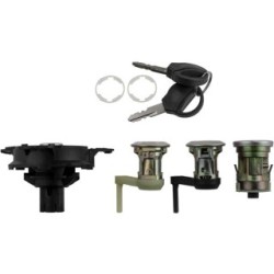 Front Left/Right Lock Cylinder Kit for PEUGEOT 206 OE PE076