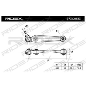 Control Trailing Arm - RIDEX 273C0513