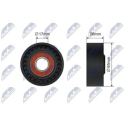V-ribbed Belt Tensioner Pulley for MERCEDES OE A2742000770