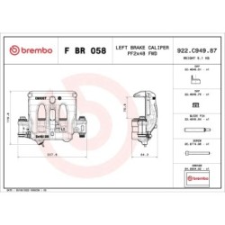 BREMBO Brake Caliper Pair for MERCEDES SPRINTER