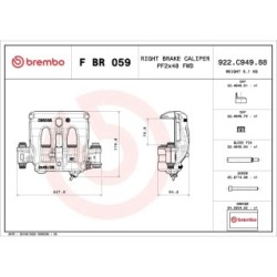 BREMBO Brake Caliper Pair for MERCEDES SPRINTER