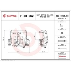 BREMBO Brake Caliper Pair for MERCEDES SPRINTER