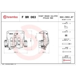 BREMBO Brake Caliper Pair for MERCEDES SPRINTER