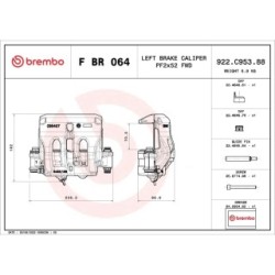 BREMBO Brake Caliper Pair for MERCEDES SPRINTER