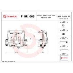 BREMBO Brake Caliper Pair for MERCEDES SPRINTER
