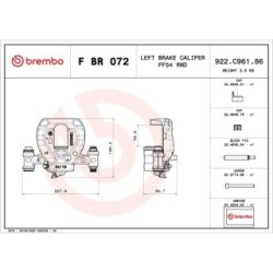 BREMBO Brake Caliper Pair for MERCEDES SPRINTER