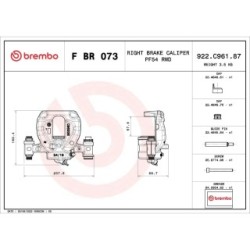 BREMBO Brake Caliper Pair for MERCEDES SPRINTER