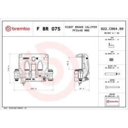 BREMBO Brake Caliper Pair for MERCEDES SPRINTER