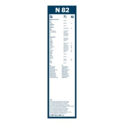 Wiper Blade BOSCH 3397011425 for BMC BOVA HEULIEZ IRISBUS &more..