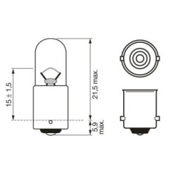 Bulb BOSCH 1987302539