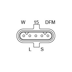 Alternator BOSCH 1986A01029 OE 21257552