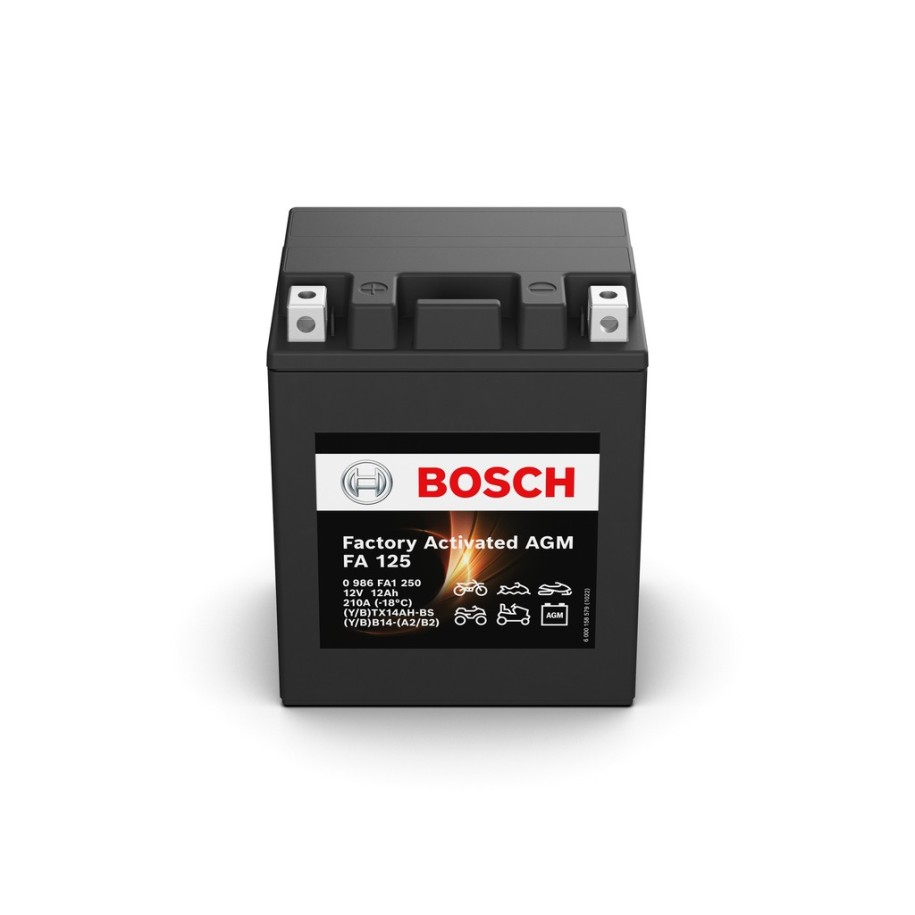 Starter Battery BOSCH 0986FA1250 for HONDA