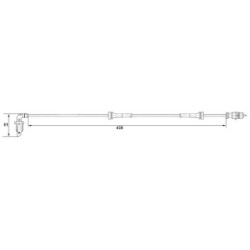 Wheel Speed Sensor BOSCH 0265007583 for DACIA RENAULT