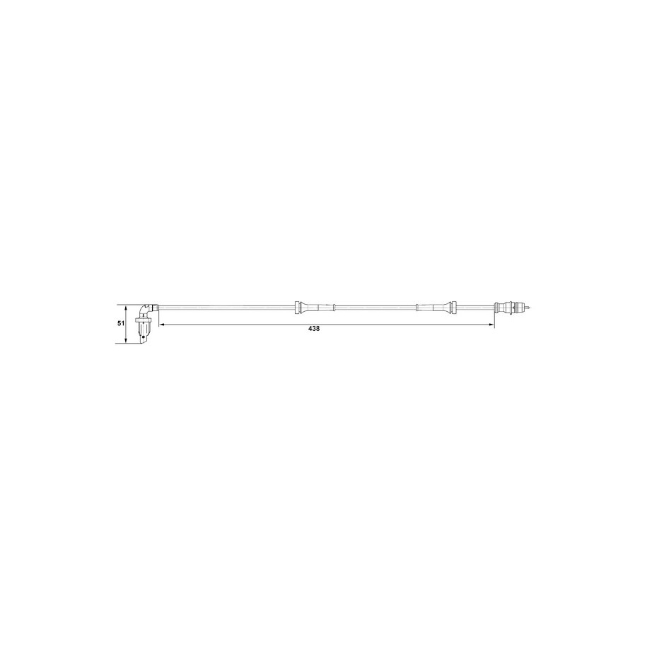 Wheel Speed Sensor BOSCH 0265007583 for DACIA RENAULT