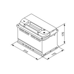 Starter Battery BOSCH 0092S5E100