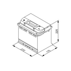 Starter Battery BOSCH 0092L40270