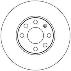 Brake Disc TRW DF4042 for CHEVROLET HOLDEN VAUXHALL 569059