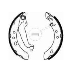 Buy Brake ShSet TRW GS8527 for NISSAN MICRA 44060-6F625