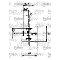 Main Current Relay VALEO 643818 OE 3467AA