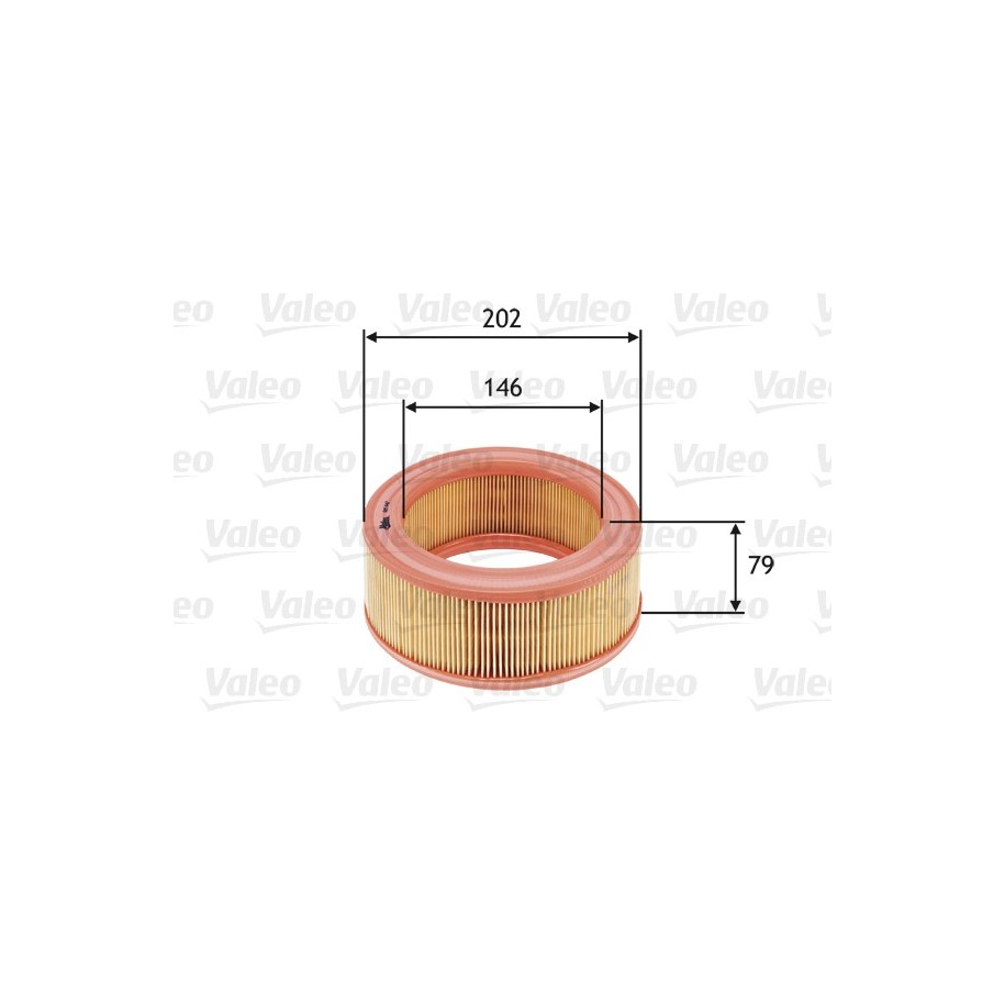 Buy Air Filter VALEO 585642 for RENAULT 1444N4