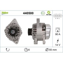 Buy Alternator VALEO 440500 for TOYOTA YARIS 270600J020