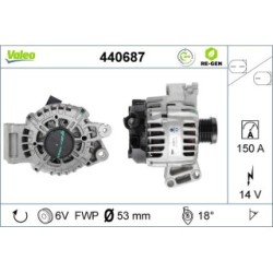 Buy Alternator VALEO 440687 for FORD 1871337