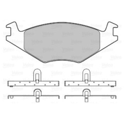 Buy Brake Pad Set VALEO 598127 for SEAT VW 191698151E