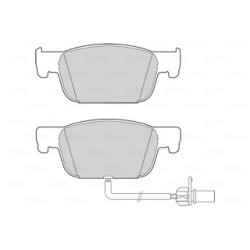 Buy Brake Pad Set VALEO 302320 for AUDI A4 A5 8W0698151AA