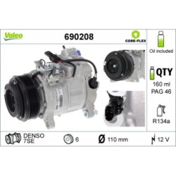 Buy AC Compressor VALEO 690208 for BMW 6805070