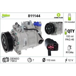 Buy AC Compressor VALEO 811144 for AUDI A6 4B0260805H