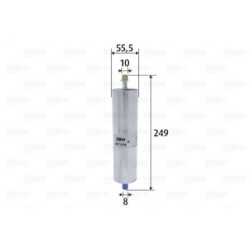 Buy Fuel Filter VALEO 587074 for AUDI 8K0127400A