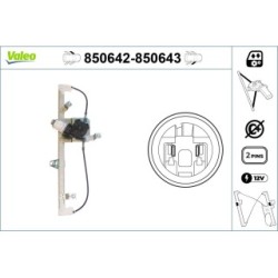 Window Regulator VALEO 850642 for RENAULT MODUS 8200748381