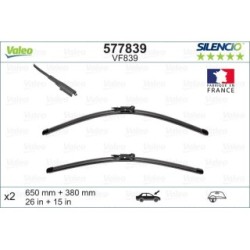 Wiper Blade VALEO 577839 for ABARTH CHEVROLET FIAT 517014240