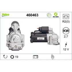 Starter Motor VALEO 460463 for FORD JAGUAR LDV LTI 1096338