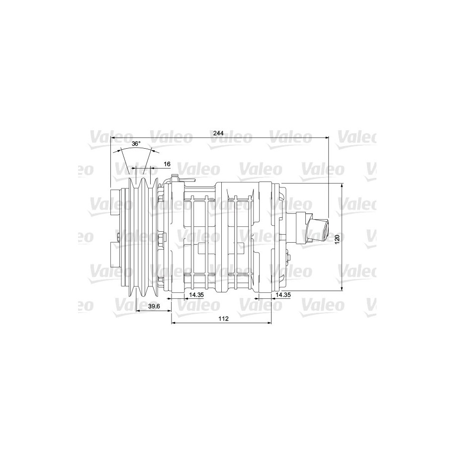 Buy AC Compressor VALEO 700853
