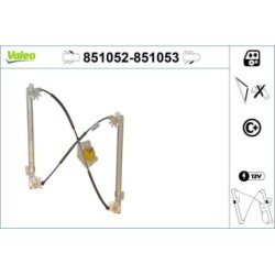 Window Regulator VALEO 851052 for AUDI A2 OE 8Z0837461B