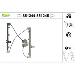 Window Regulator VALEO 851244 for RENAULT, KOLEOS OE 80721JY00B