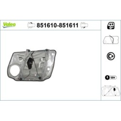 Window Regulator VALEO 851610 for MERCEDES C-CLASS, E-CLASS