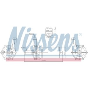 Auxiliary Pump - Nissens 831082