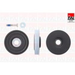 Crankshaft Belt Pulley Set FAI FVD1011K for CITROEN FIAT
