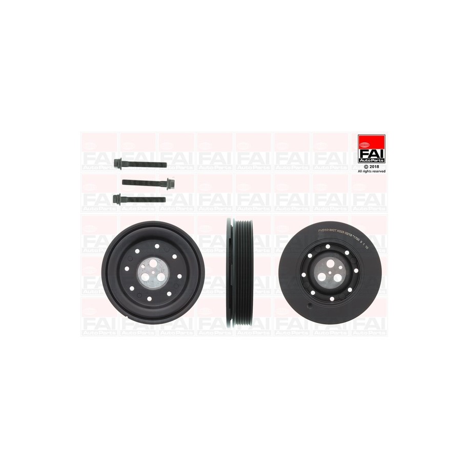 Crankshaft Belt Pulley Set FAI FVD1018K for FORD JAGUAR OE 1124891