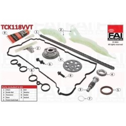 Timing Chain Kit FAI TCK118VVT for CITROEN DS DS (CAPSA) MINI