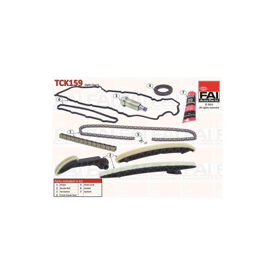 Timing Chain Kit FAI TCK159 for MERCEDES A-CLASS B-CLASS
