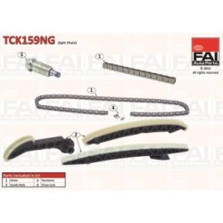 Timing Chain Kit FAI TCK159NG for MERCEDES A-CLASS B-CLASS