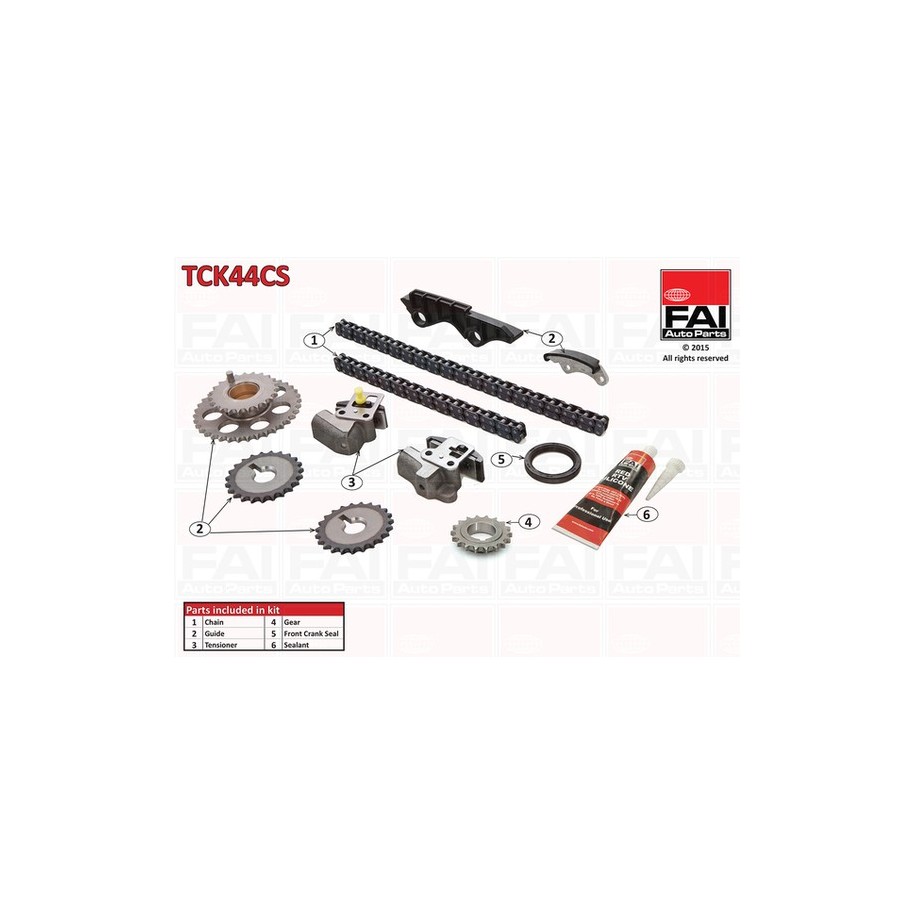 Timing Chain Kit FAI TCK44CS for NISSAN CUBE MICRA OE 13028-41B00
