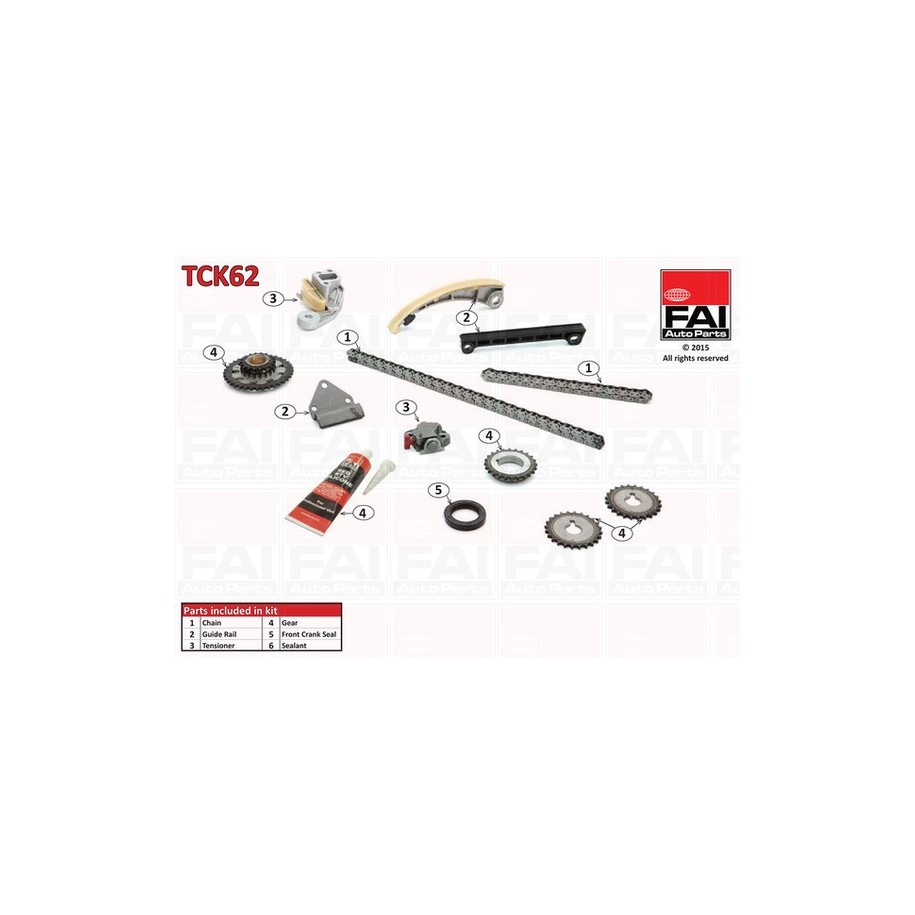 Timing Chain Kit FAI TCK62 for SUZUKI OE 12762-77E00