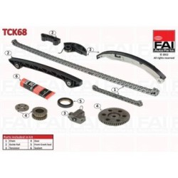 Timing Chain Kit FAI TCK68 for MAZDA 6 OE L305-12-201