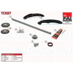 Timing Chain Kit FAI TCK87 for VW GOLF POLO OE 03C109158