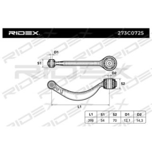 Control Trailing Arm - RIDEX 273C0725